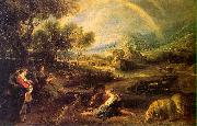 Peter Paul Rubens Landscape with a Rainbow Sweden oil painting artist